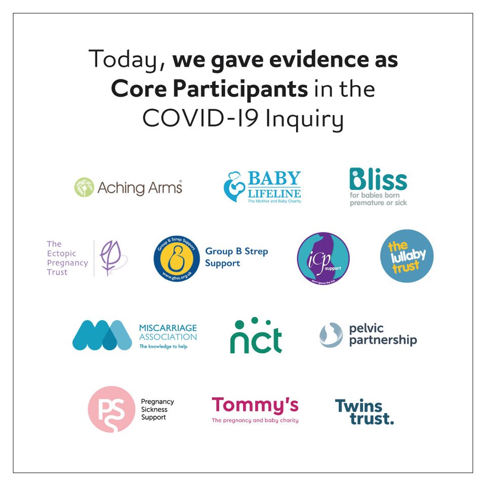 logos of participating charities in the covid-19 inquiry